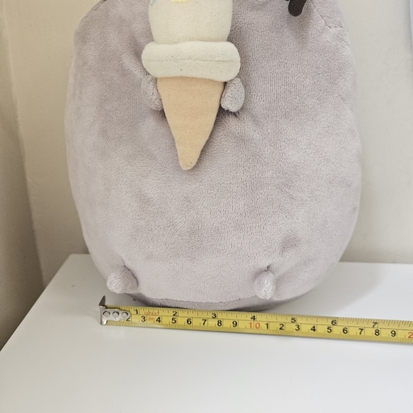 Pusheen- Cute Gray Cat Plush with Ice Cream 10" - Picture 3 of 7